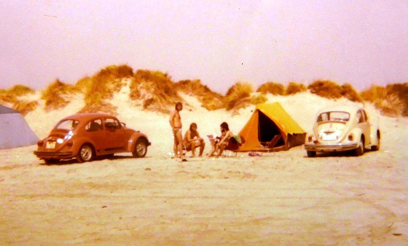 Wildes Zelten in Les-Saintes-Maries-de-la-Mer