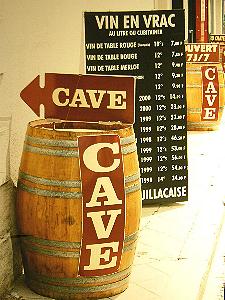 In einem Cave bei Pauillac