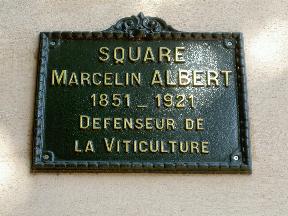 Gedenktafel an Marcelin Albert