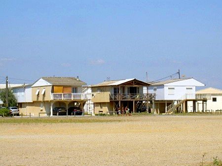 Die Stelzenh�user von Gruissan