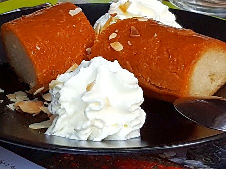 Nachspeise Baba au rhum