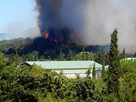 Waldbrand in Okzitanien