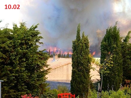 Waldbrand um 10.02