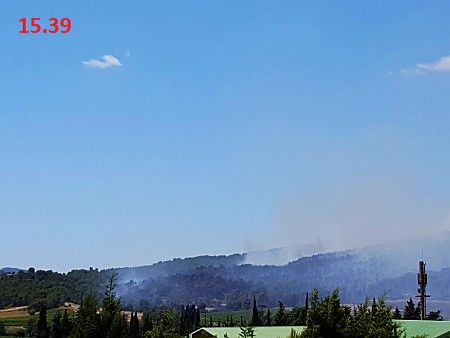 Waldbrand um 15.39