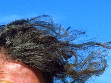 Keine Frisur h�lt mehr