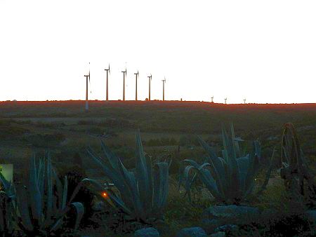 Windkraftanlagen bei Fitou