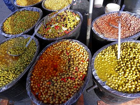 Oliven in allen Variationen