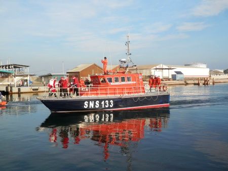 Port-la-Nouvelle-Père Noel kommt