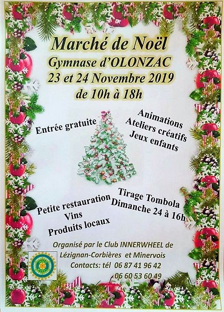 Weihnachtsmarkt in Olonzac