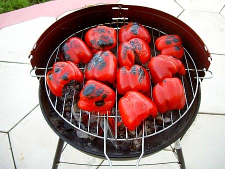 Gegrillte Paprika