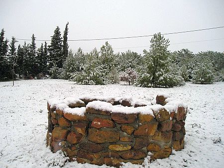 Schnee im Corbières