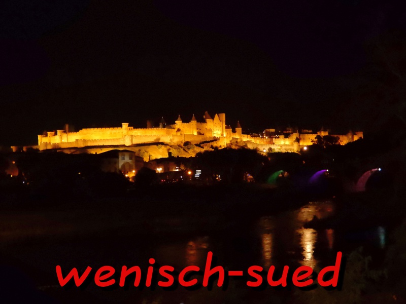 Carcassonne bei Nacht