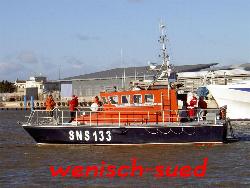 Nikolaus kommt mit dem Schiff in Port La Nouvelle an