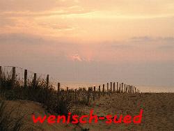 Ein Urlaubstag am Meer geht zu Ende